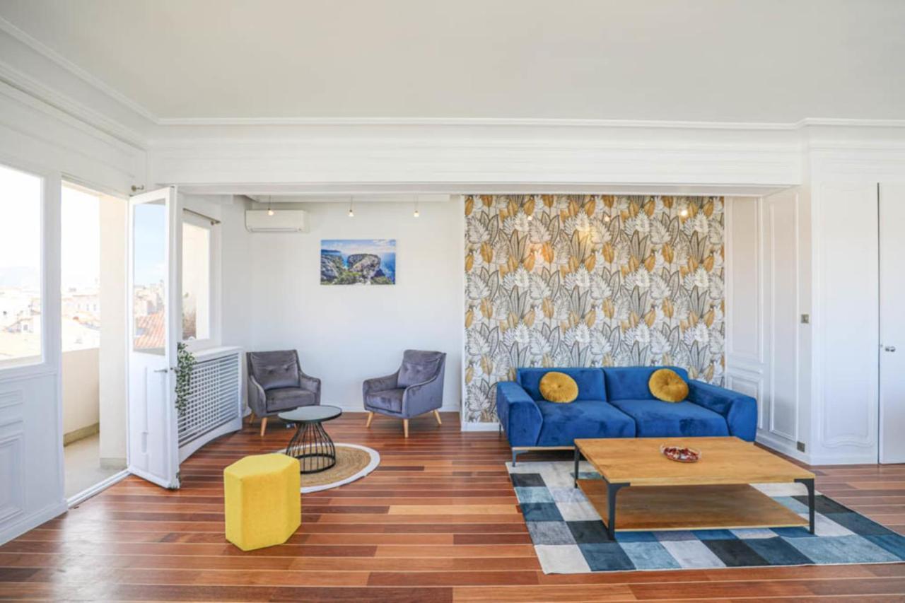 Apartament Vieux-Port - Vue Exceptionnelle - 3 Ch Et Clim Marsylia Zewnętrze zdjęcie